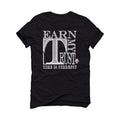 Air Jordan 11 "Jubilee" 25th Anniversary Black T-Shirt (EARN MY TRUST) - illCurrency Sneaker Matching Apparel
