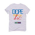 Air Jordan 4 "Messy Room" White T-Shirt (DOPE)