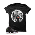 Jordan 13 Playoffs Black T Shirt (Head High)