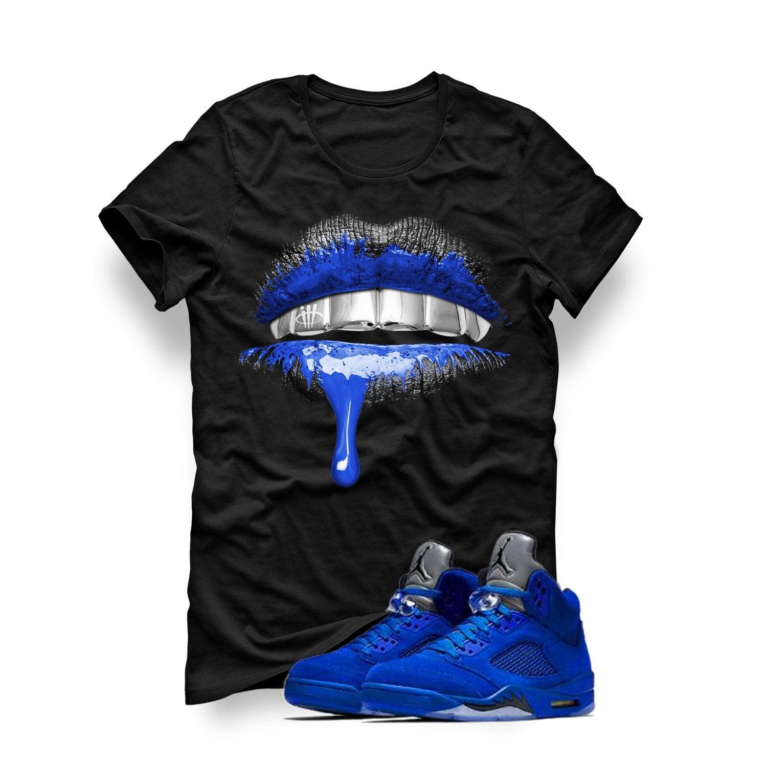 Air Jordan 5 Blue Suede T