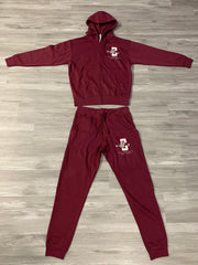 Air Jordan 1 High “Bordeaux” 2021 sweatoutfit - illCurrency Sneaker Matching Apparel