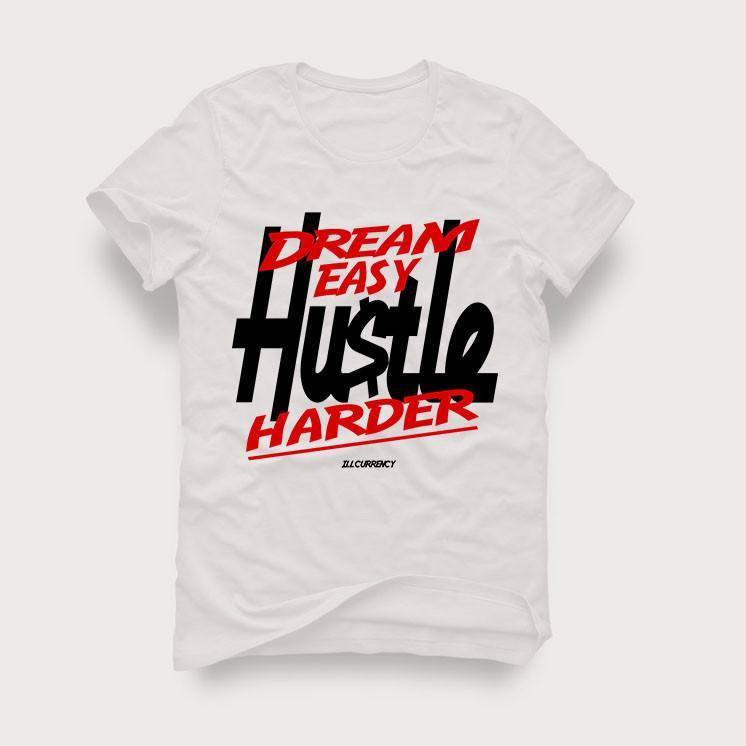 Air Jordan 5 University Red Red T (Hustle Harder)