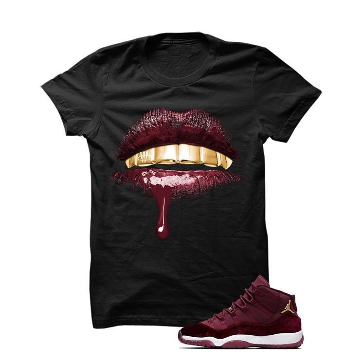 Jordan 11 Velvet Maroon Night T Shirt