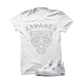 Jordan 4 Pure Money White T Shirt (Illcurrency Savages)