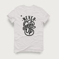 Tees Under 15 White T (Never Give up)