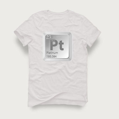 Jordan 7 White Metallic Silver Pure Money White T Shirt (Platinum)