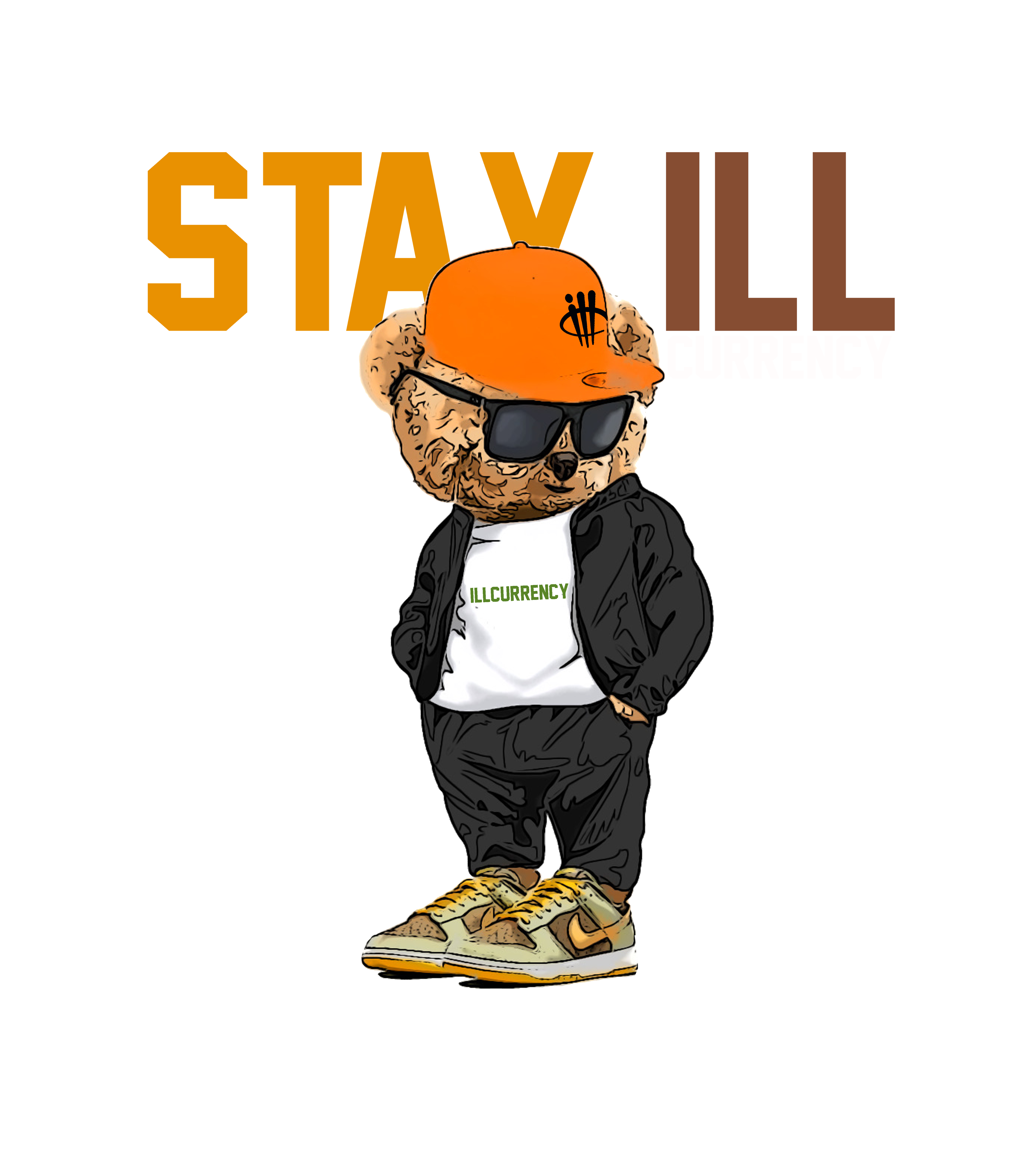 Nike Dunk Low Dusty Olive Gold Olive T-Shirt (Stay Ill)