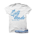 Jordan 11 Low Unc White T Shirt (self made)