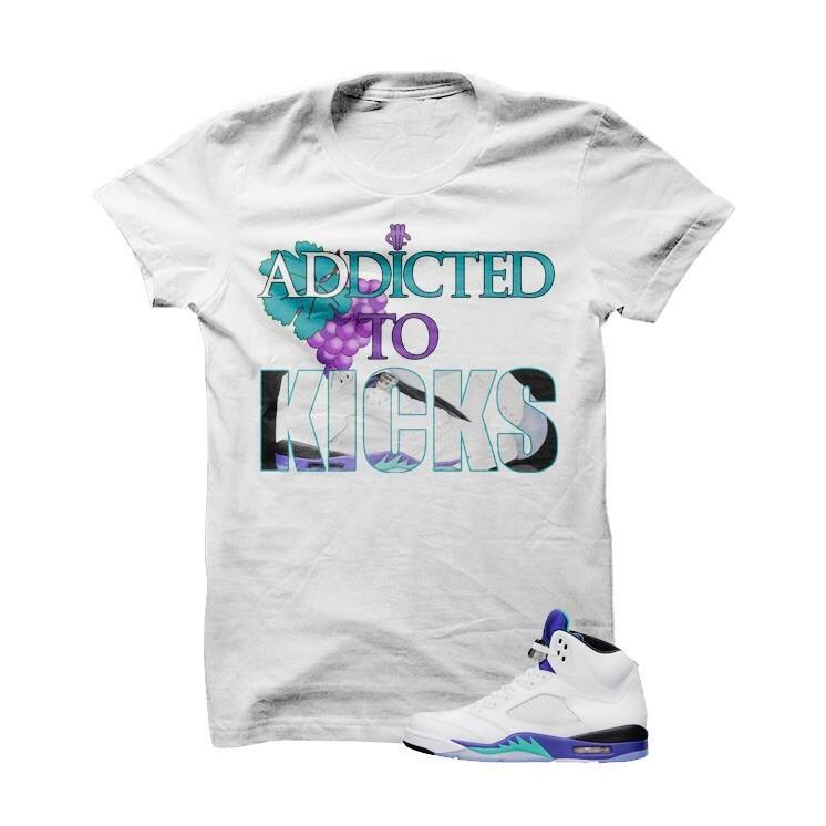 Addicted To Kicks Grape 5s T Shirt