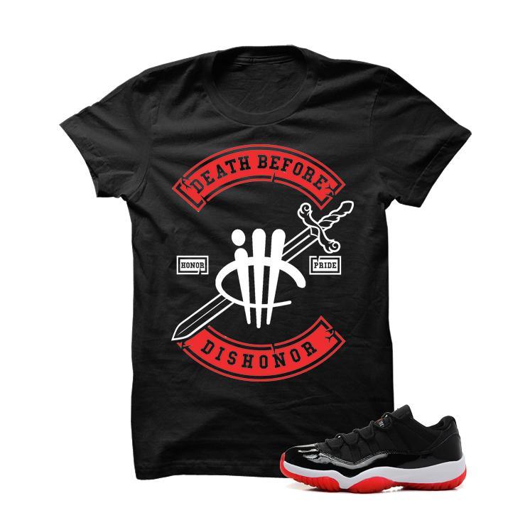 Death Before Dishonor Bred 11s T Shirt