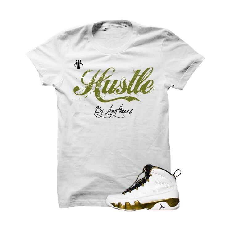 Hustle Any Means Militia Green T Shirt