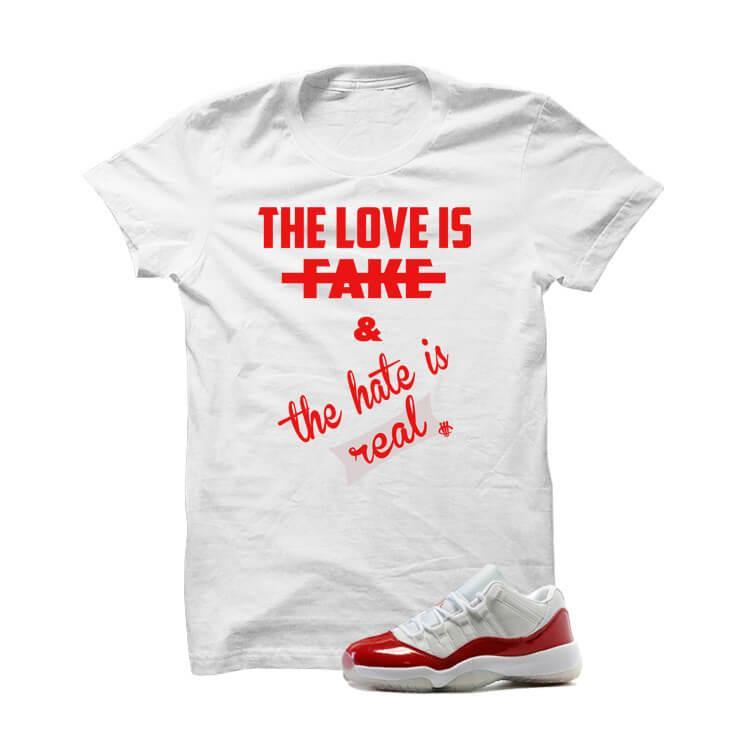 Jordan 11 Low Varsity Red T Shirt