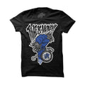 Time Is Money Blue Black Tee