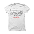 White Cement Jordan 4 OG White T Shirt (Hustle By Any Means)